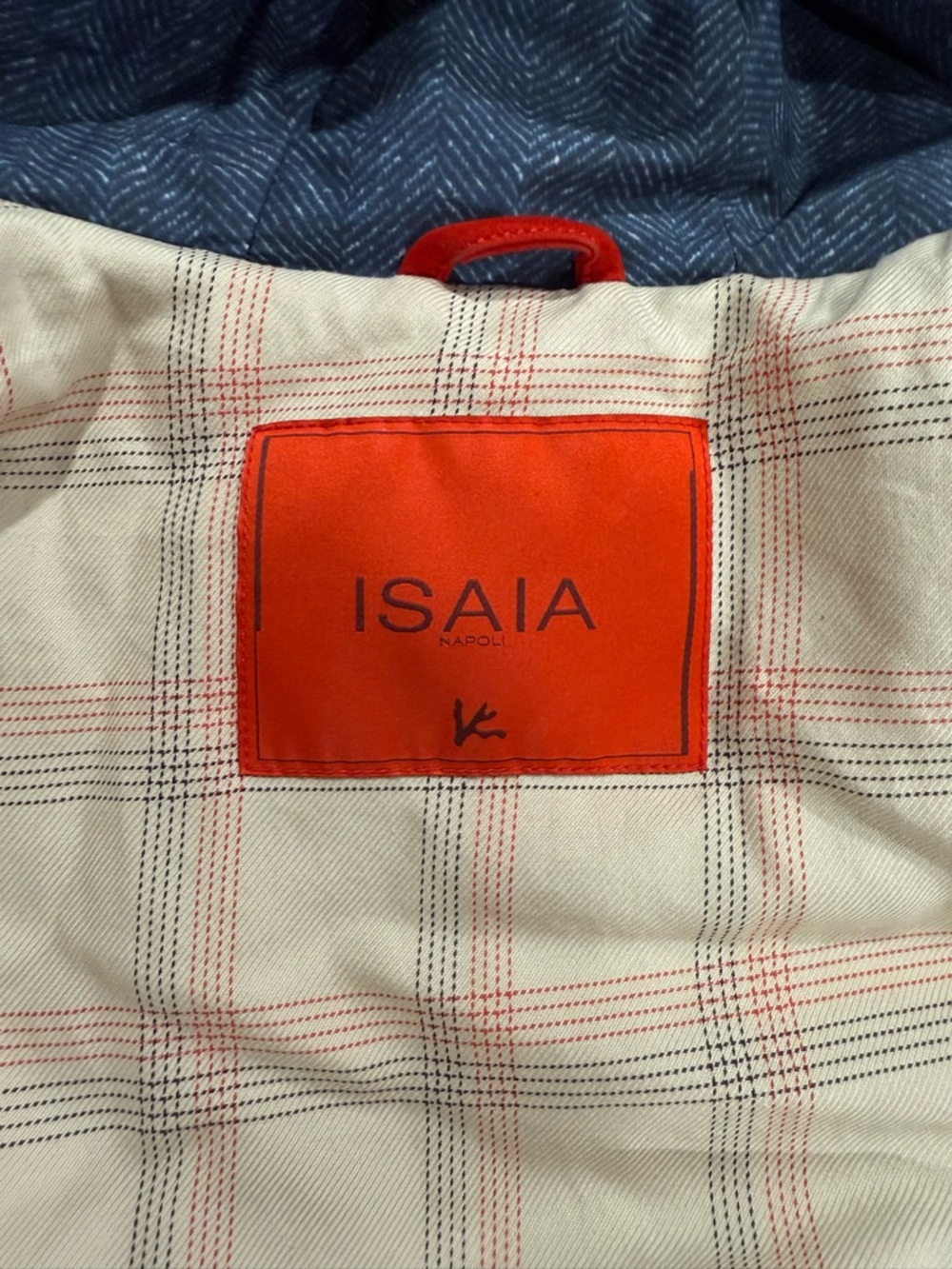 Isaia men’s blue down jacket - Picture 2 of 8